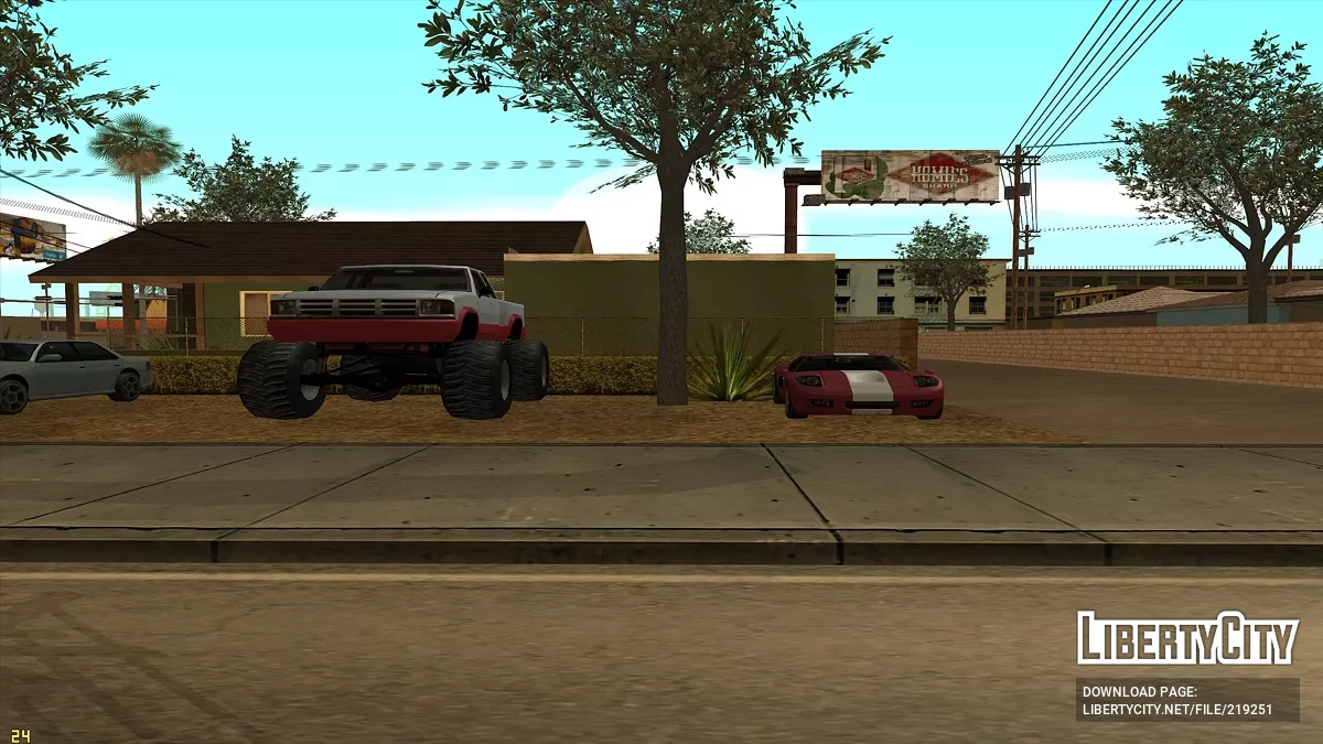 Voitures près de la maison de Smoke / GTA San Andreas