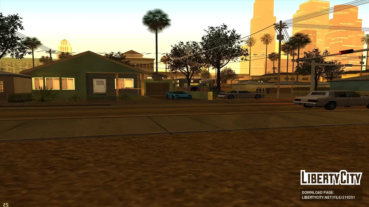 Voitures près de la maison de Smoke / GTA San Andreas