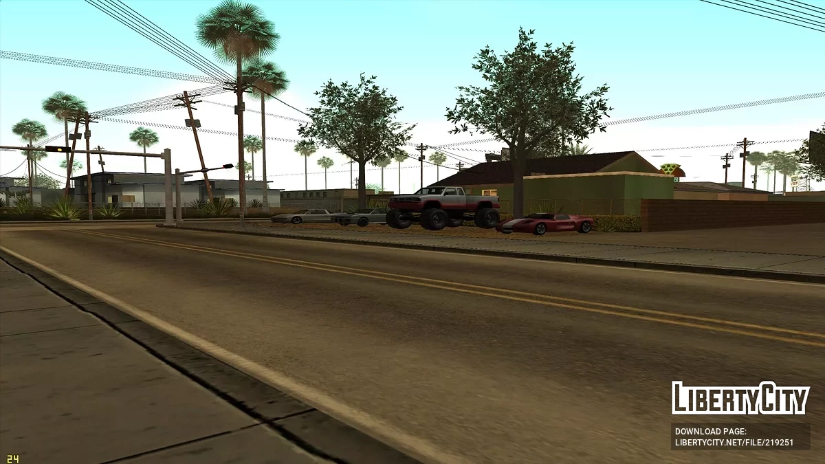 Voitures près de la maison de Smoke / GTA San Andreas