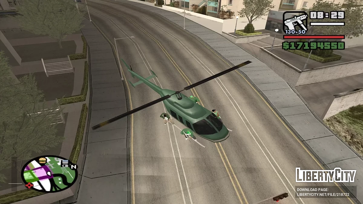 Kampfhubschrauber der Gang / GTA San Andreas