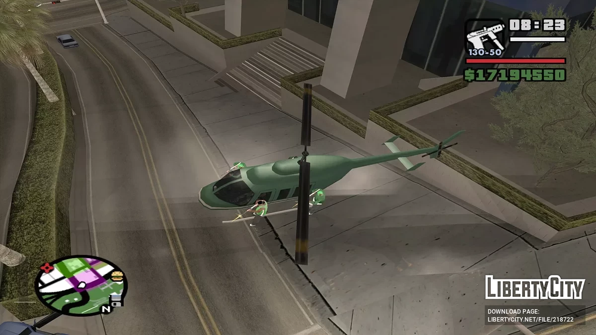 Kampfhubschrauber der Gang / GTA San Andreas