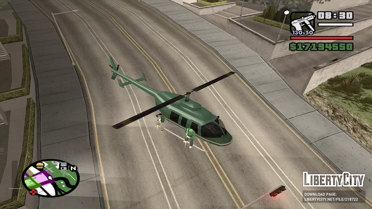 Kampfhubschrauber der Gang / GTA San Andreas