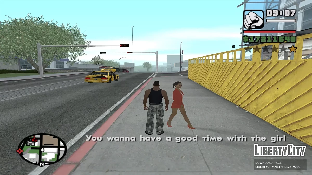 Kiss girls and get money / GTA San Andreas