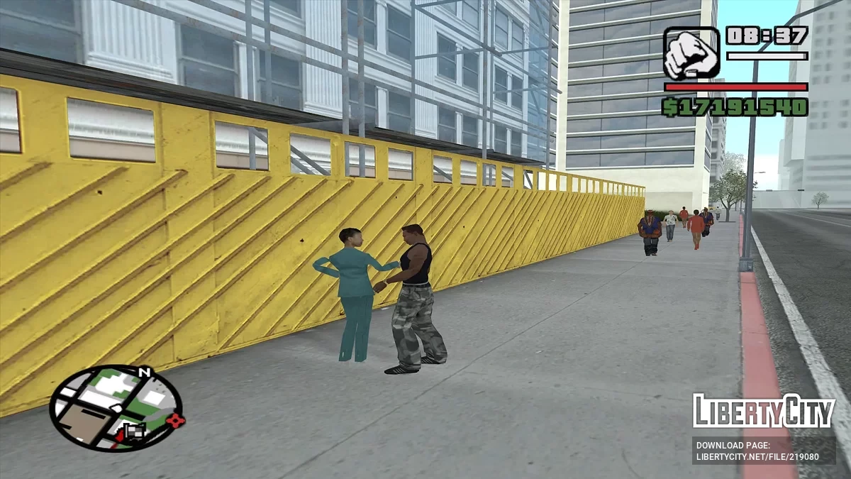 Kiss girls and get money / GTA San Andreas