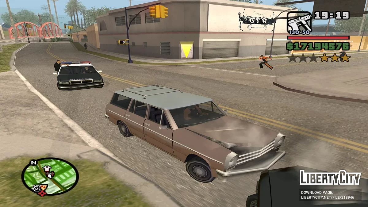 Polizisten schießen aus Autos / GTA San Andreas