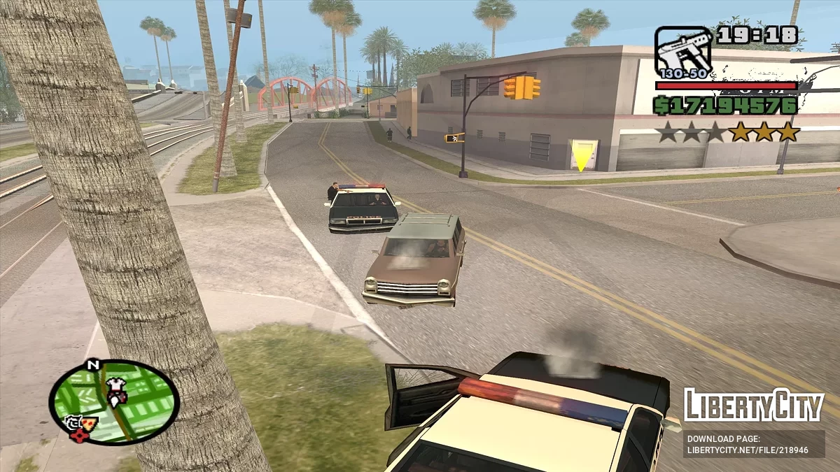 Polizisten schießen aus Autos / GTA San Andreas