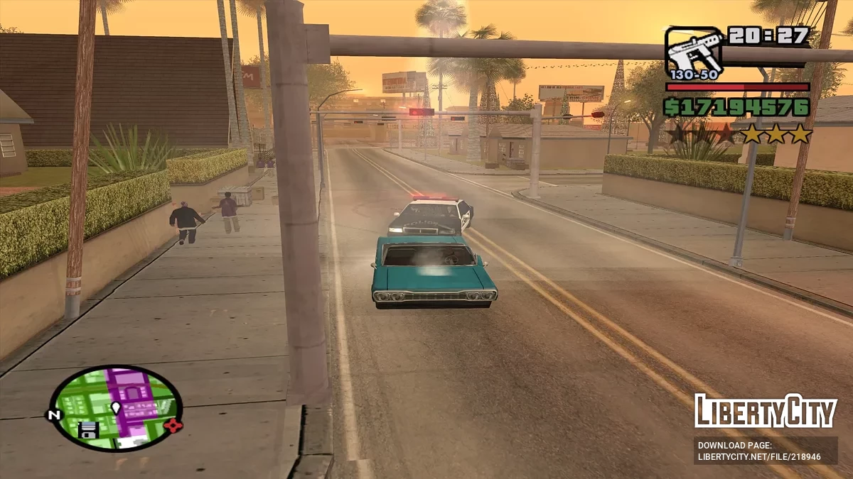 Polizisten schießen aus Autos / GTA San Andreas