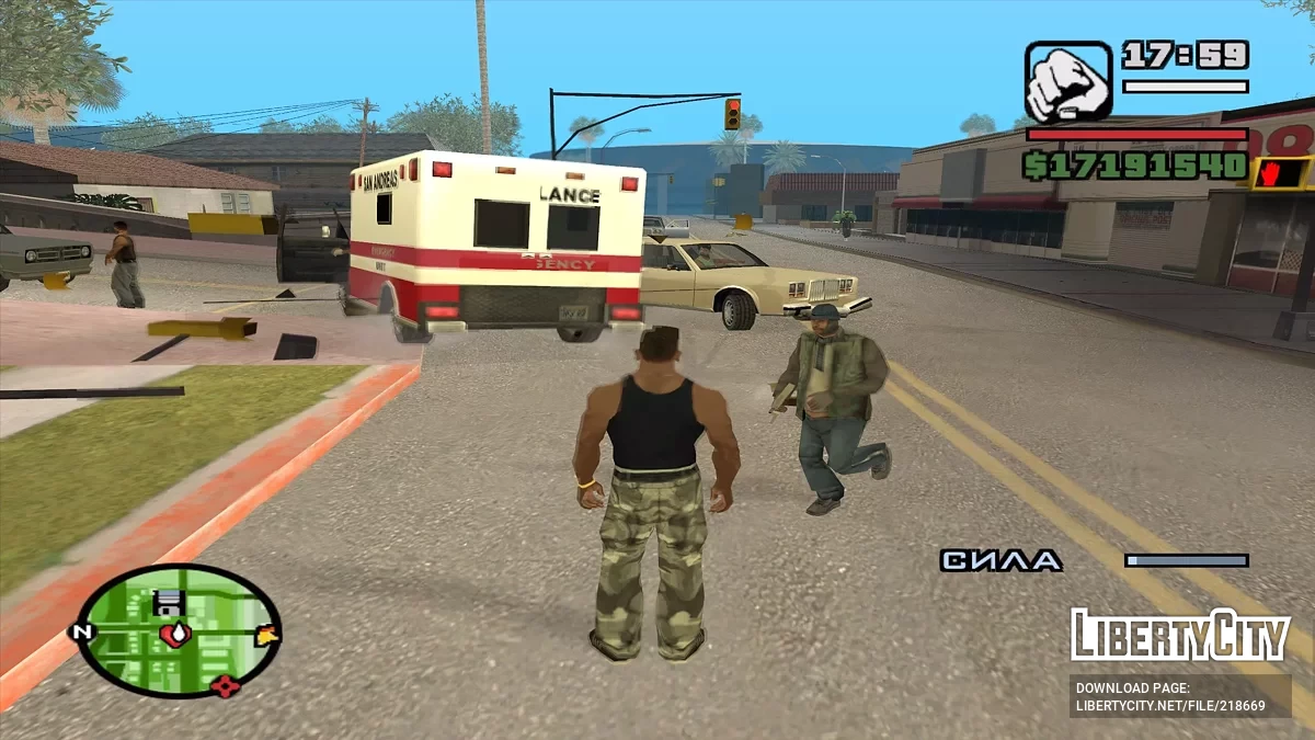 Contratar a cualquier transeúnte / GTA San Andreas