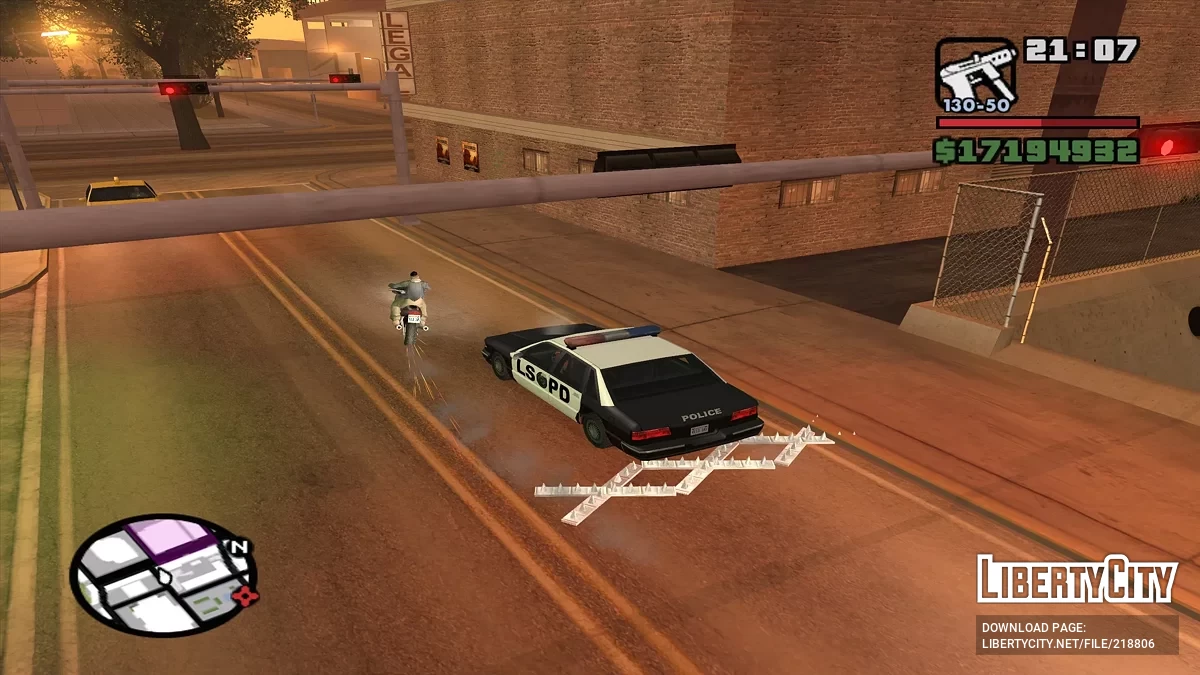 Police Hedgehogs (Spikes) / GTA San Andreas
