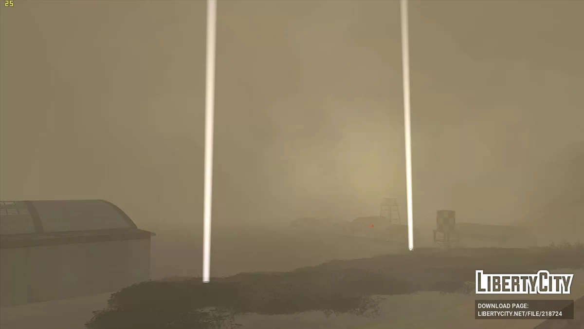 Lampu Sorot Pendaratan di Lapangan Terbang / GTA San Andreas