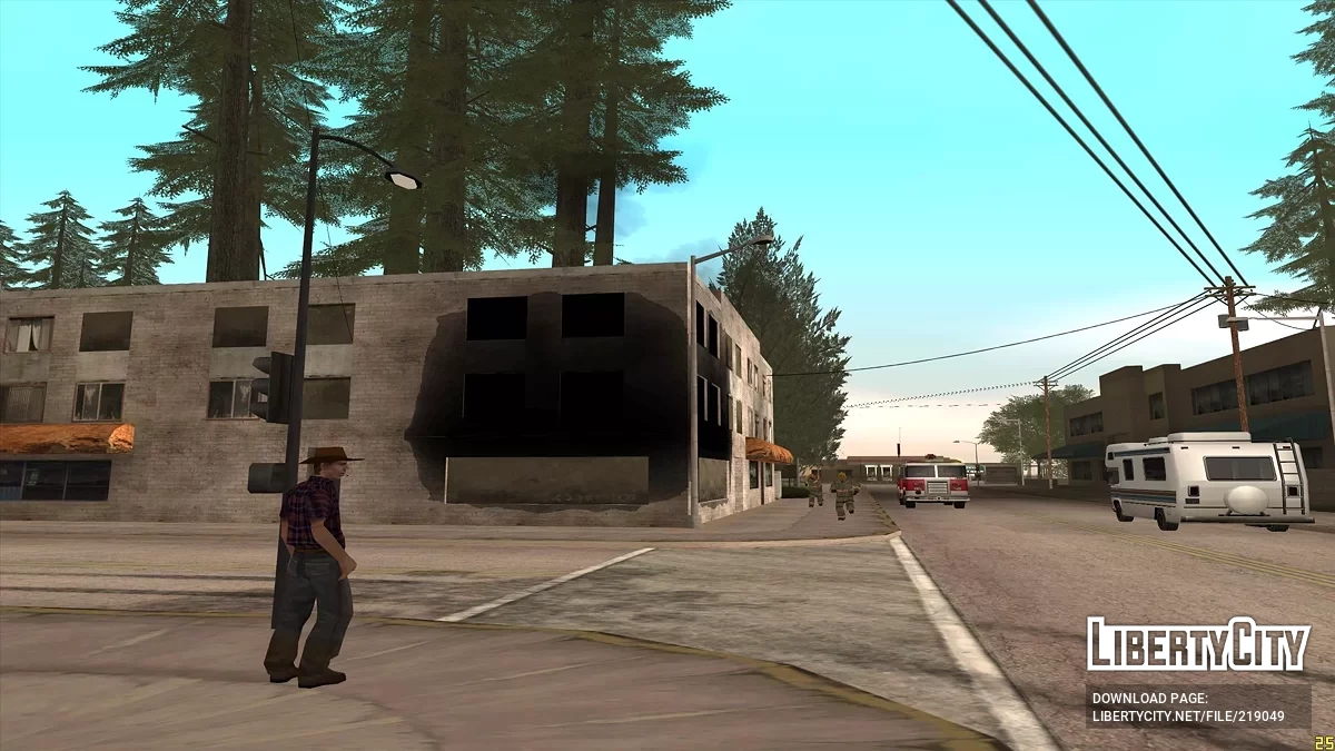 Fire in Montgomery / GTA San Andreas
