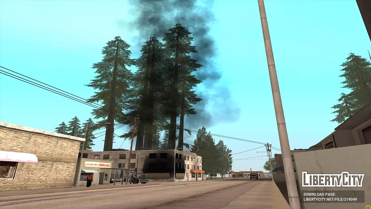 Fire in Montgomery / GTA San Andreas