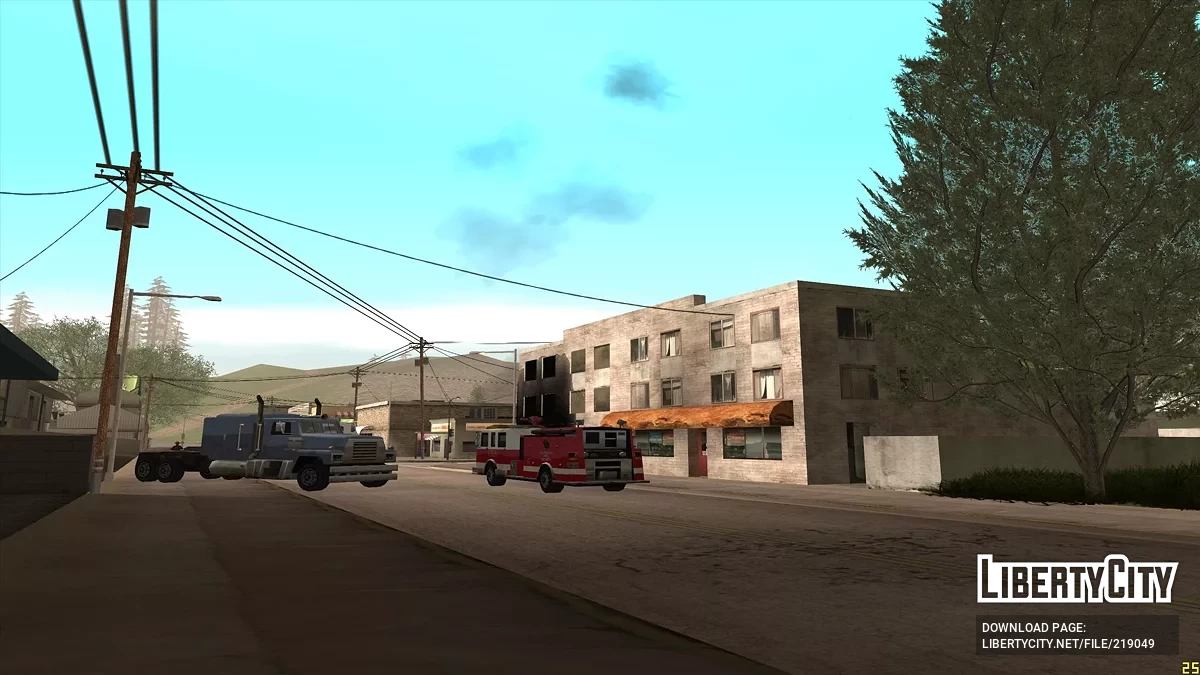 Fire in Montgomery / GTA San Andreas