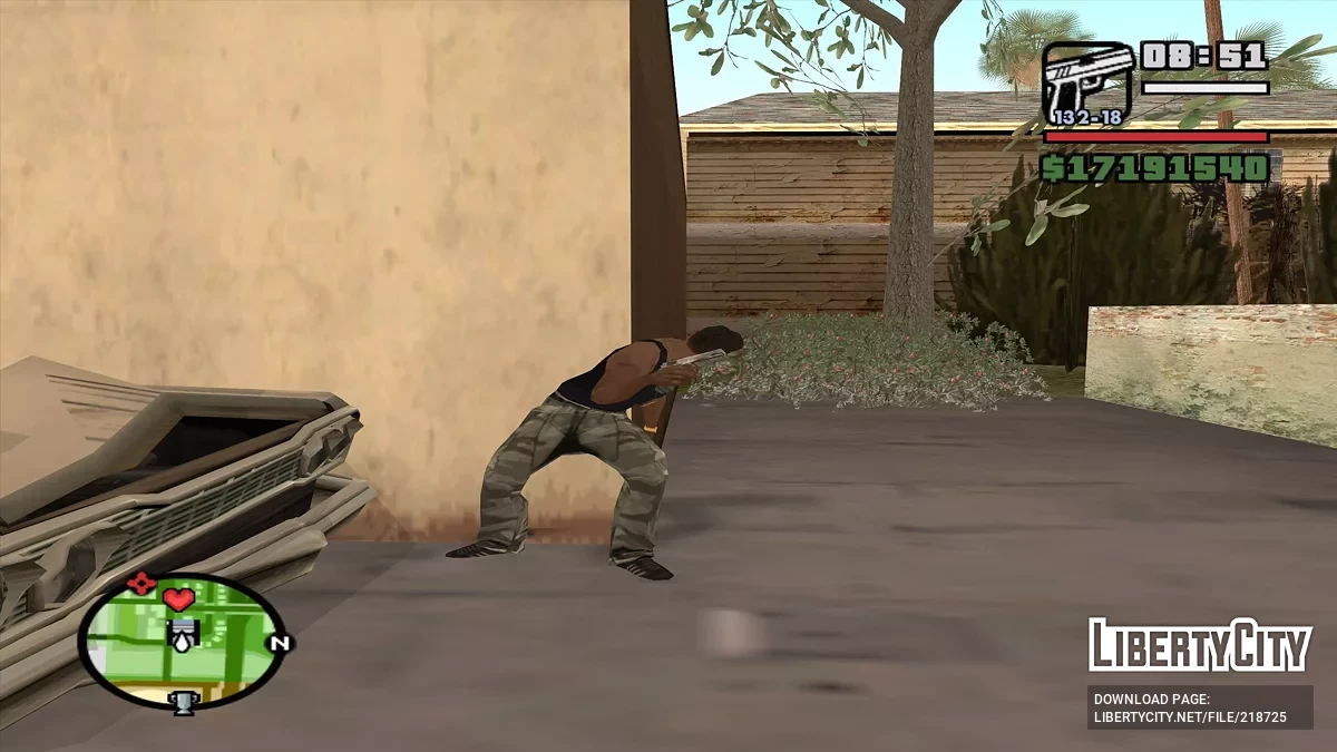 躲在墙后 / GTA San Andreas