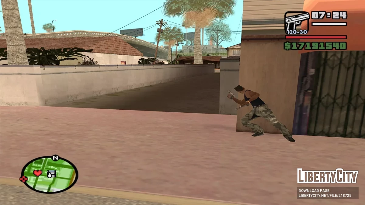 躲在墙后 / GTA San Andreas