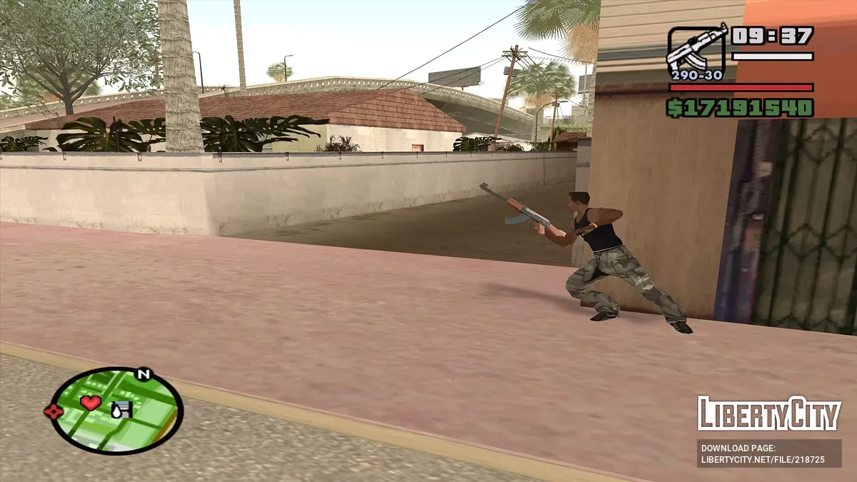 躲在墙后 / GTA San Andreas