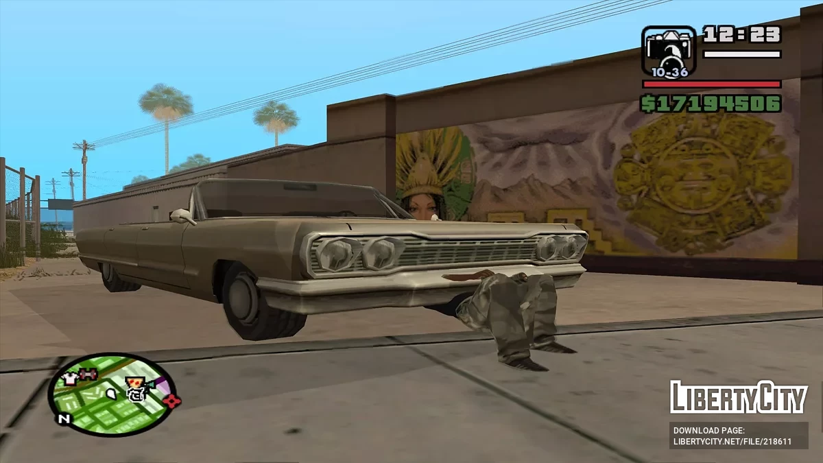 CJ répare une voiture / GTA San Andreas