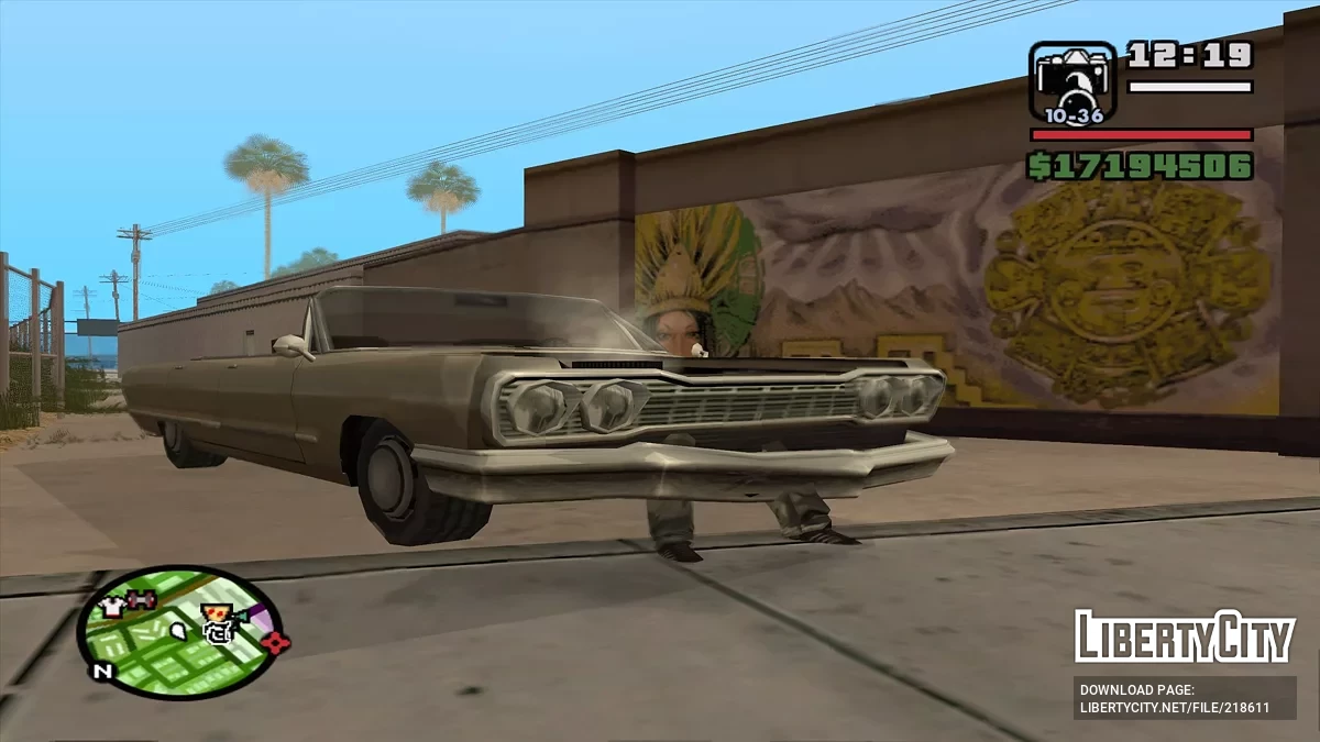 CJ répare une voiture / GTA San Andreas