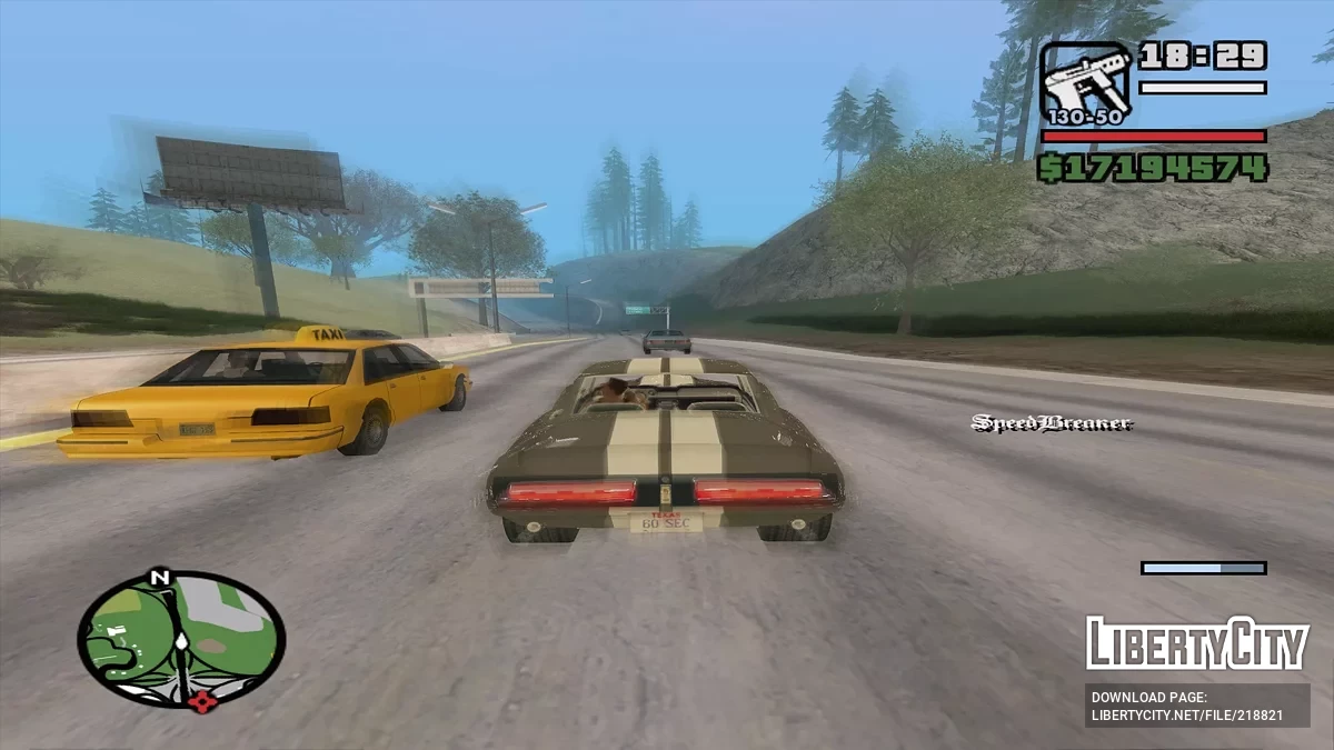 Speedbreaker - Slow down in motion / GTA San Andreas