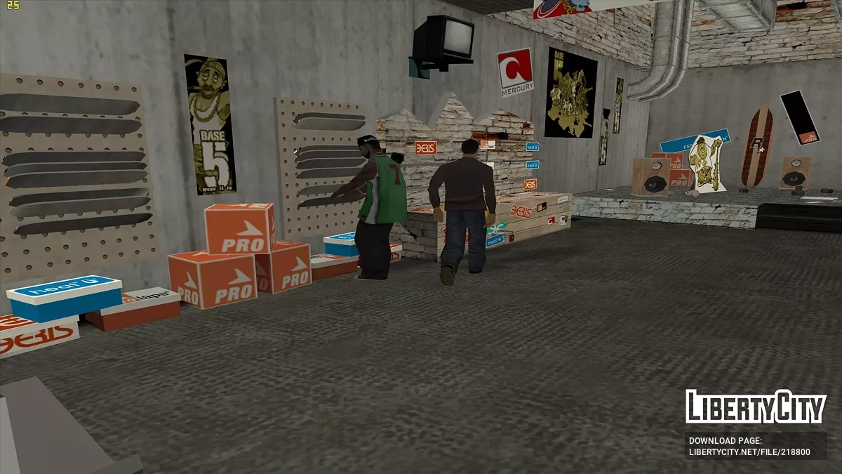 Boutique SubUrban animée / GTA San Andreas