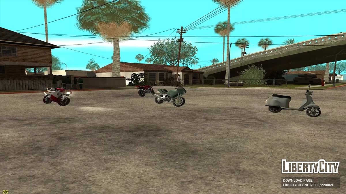 Быстрый спавнер мотоциклов / GTA San Andreas