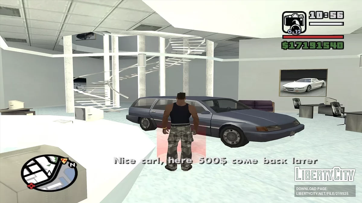 Travail au concessionnaire automobile Otto's Autos / GTA San Andreas