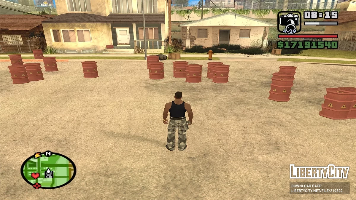 Red Barrel Spawner / GTA San Andreas