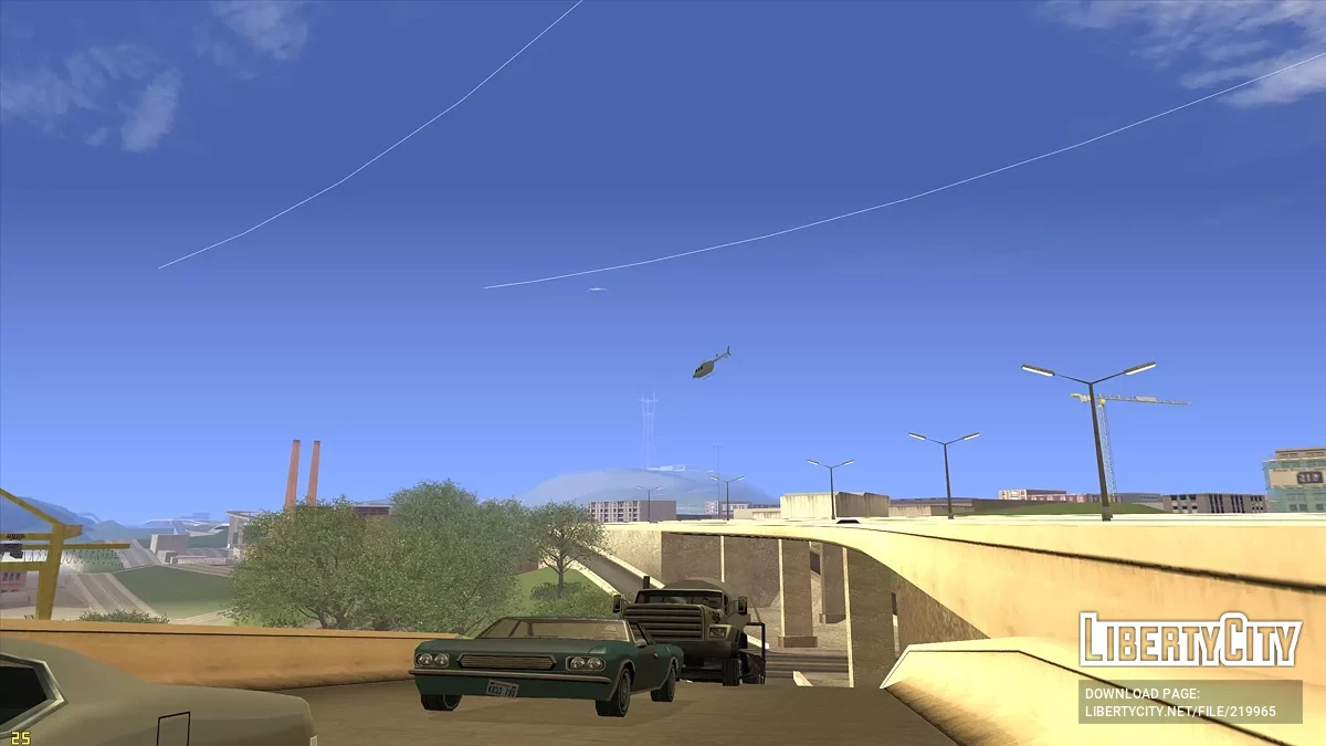 Hubschrauber am Himmel / GTA San Andreas
