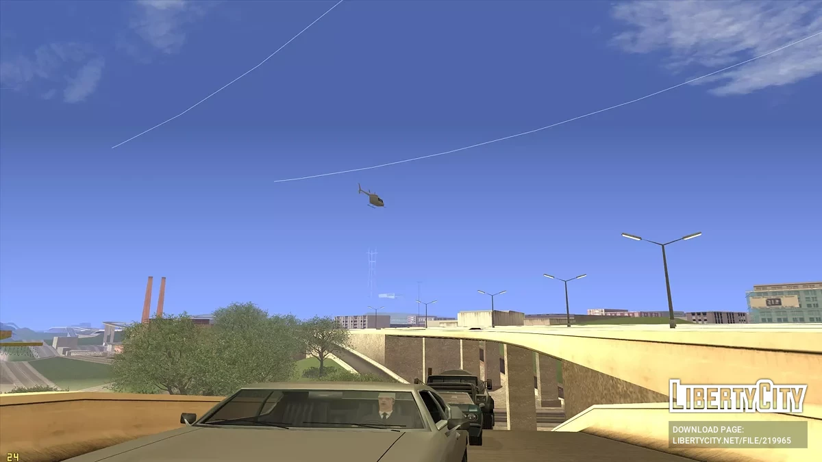 Hubschrauber am Himmel / GTA San Andreas