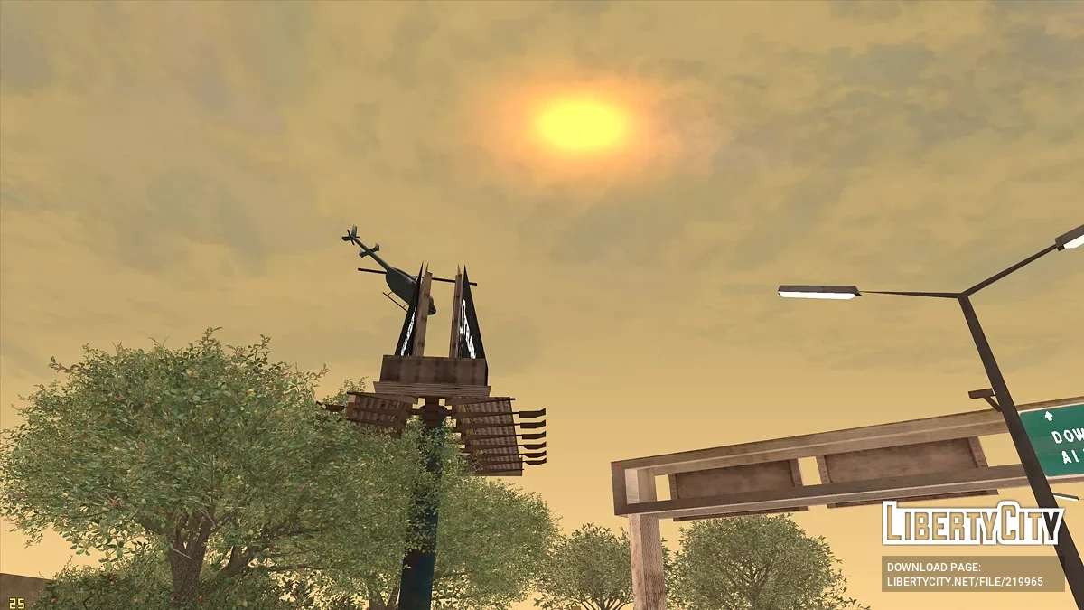 Hubschrauber am Himmel / GTA San Andreas