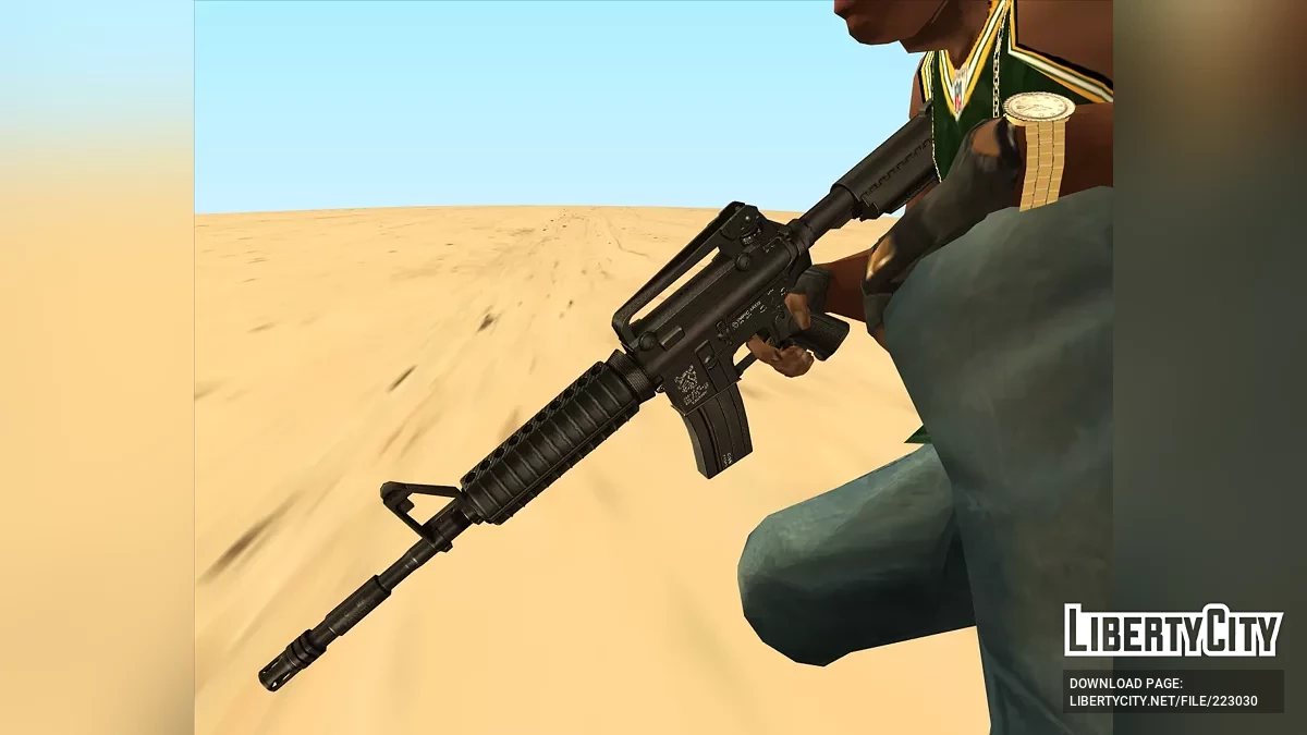Coleção de armas com adaptação para