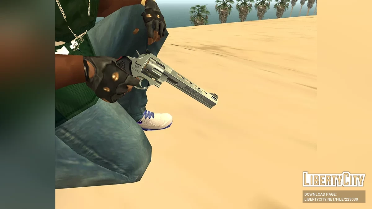 Coleção de armas com adaptação para