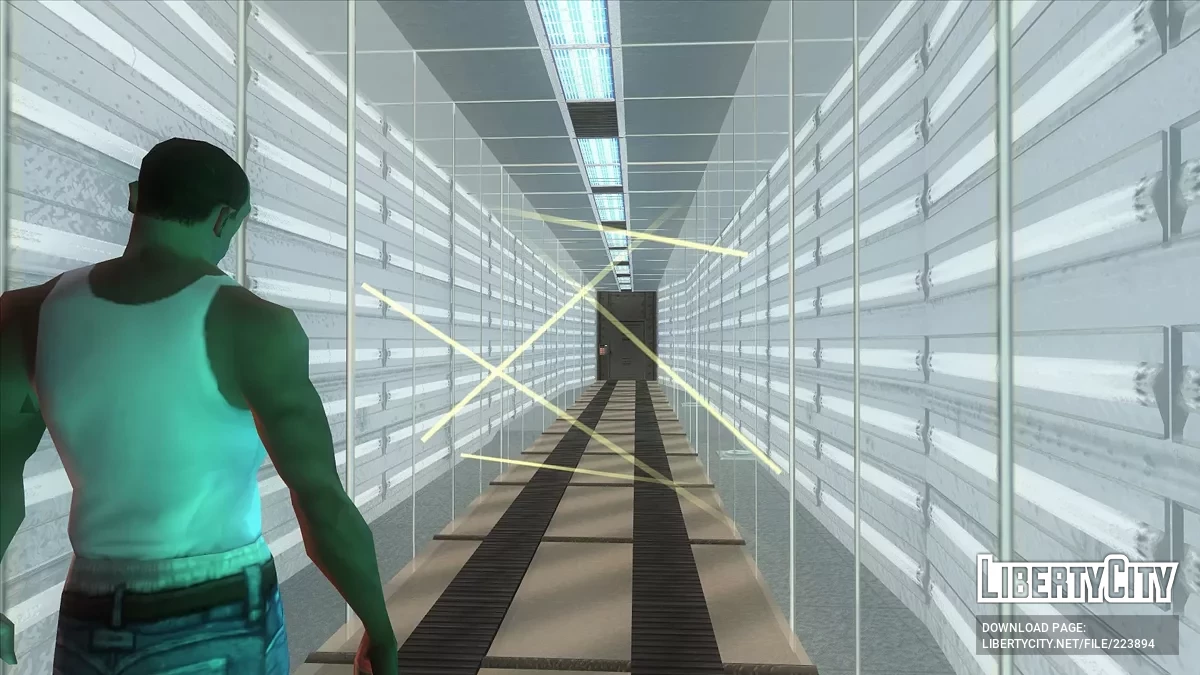 Laser Hall from Resident Evil / GTA San Andreas