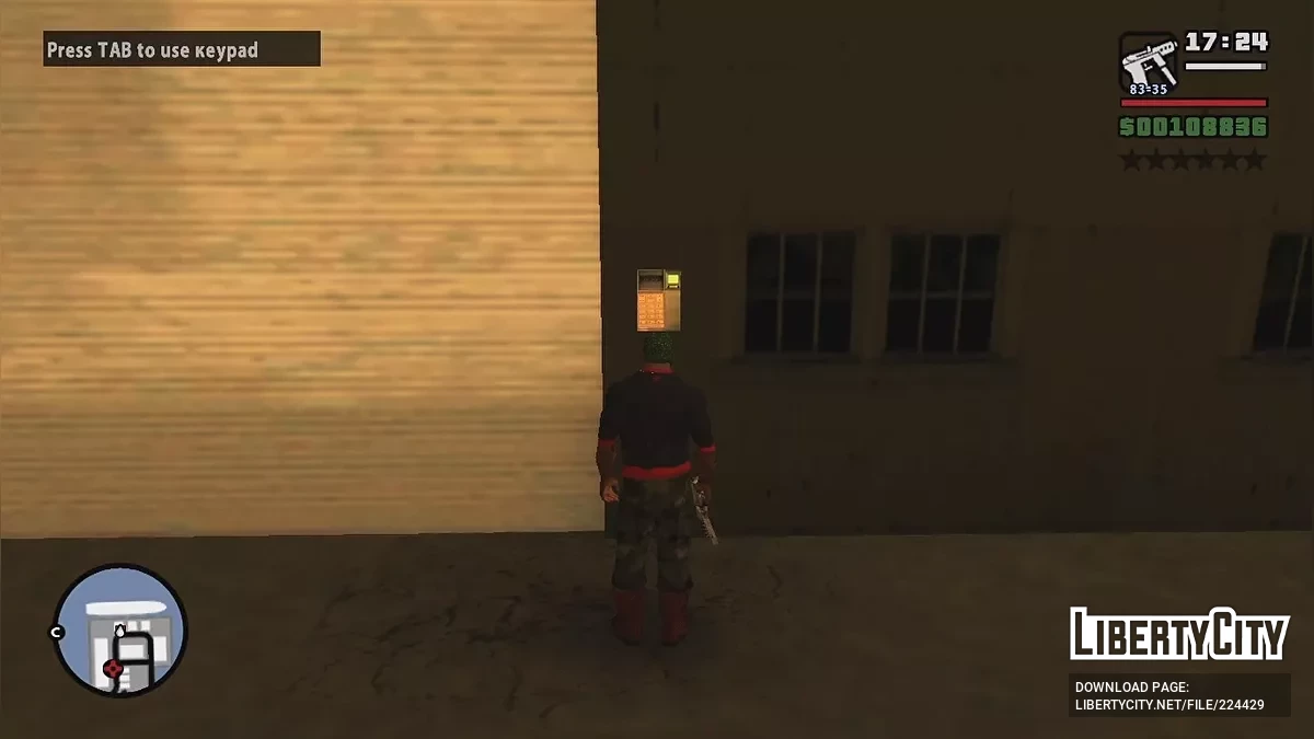 Restored Keypad System / GTA San Andreas
