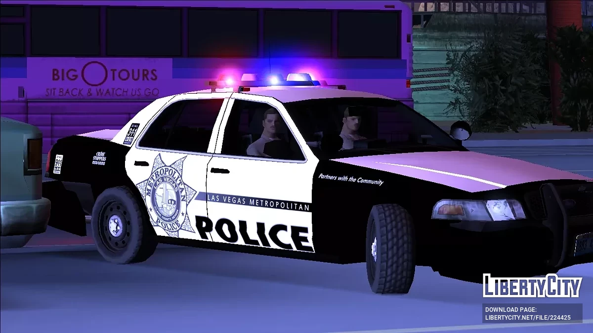 Luces de sirena del vehículo (VSL) / GTA San Andreas