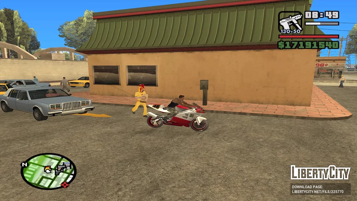 Makanan dibawa pulang di Clukin Bell / GTA San Andreas