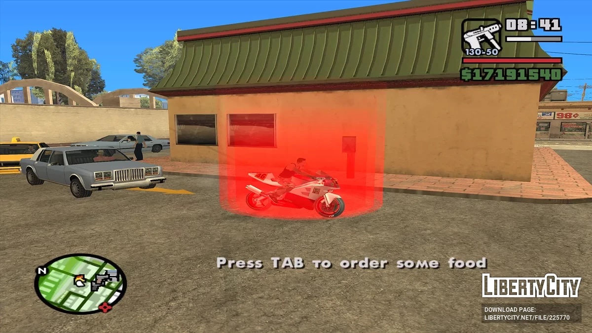 Makanan dibawa pulang di Clukin Bell / GTA San Andreas
