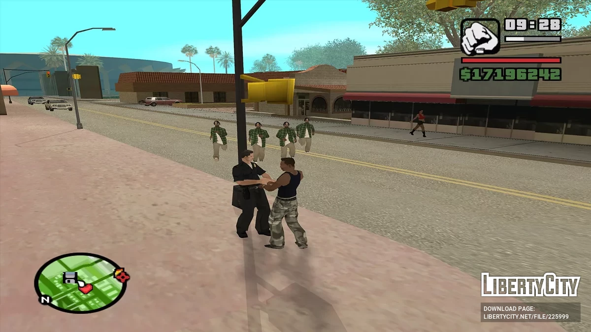 Abrace o policial / GTA San Andreas