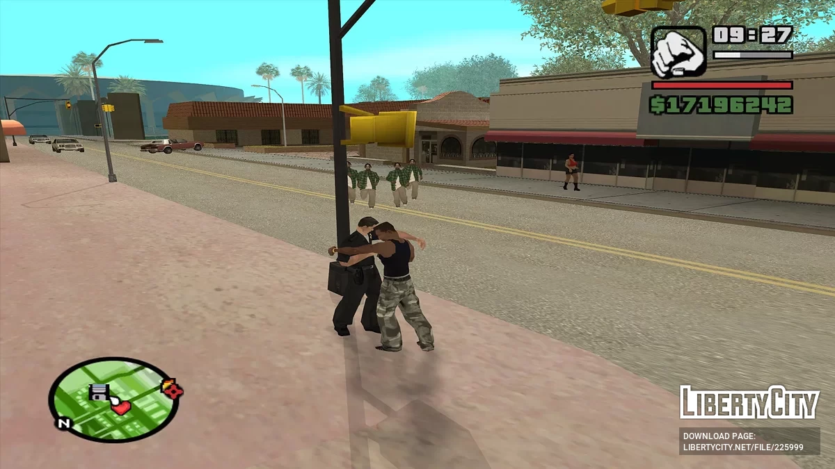 Abrace o policial / GTA San Andreas