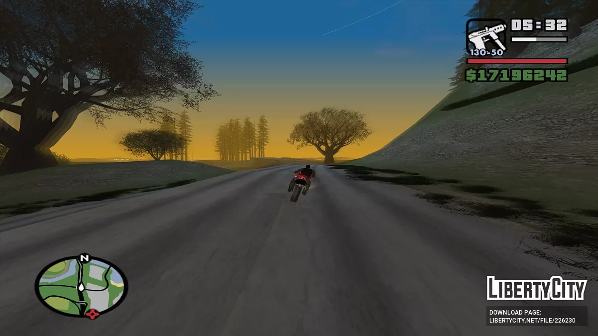 Estrada Sem Carros / GTA San Andreas