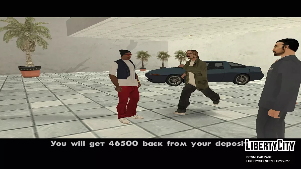 Rent any car at Wang Cars / GTA San Andreas