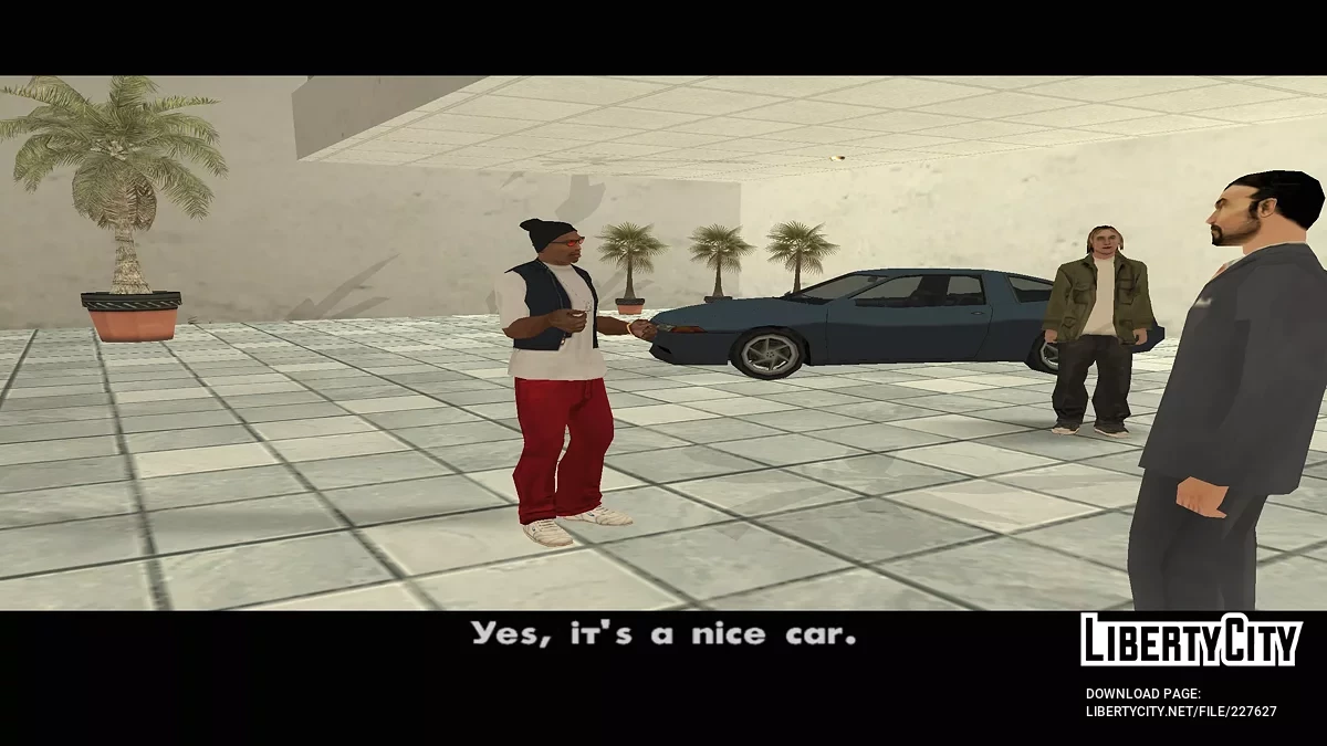 Rent any car at Wang Cars / GTA San Andreas