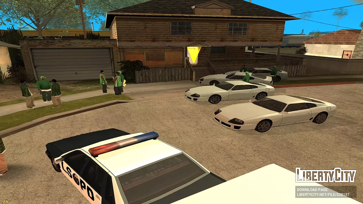 Підмога з братками на Jester / GTA San Andreas