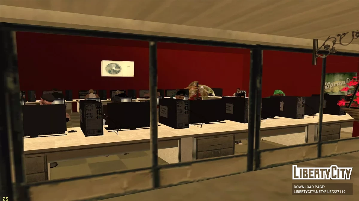 Lan House - Cyber Cafe in Ganton / GTA San Andreas