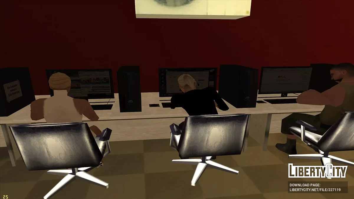 Lan House - Cyber Cafe in Ganton / GTA San Andreas