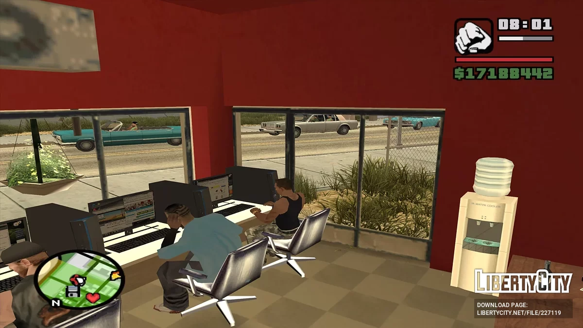 Lan House - Cyber Cafe in Ganton / GTA San Andreas