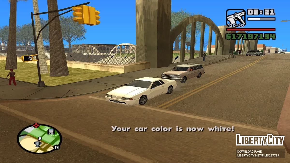 Cambio rápido de color del vehículo / GTA San Andreas