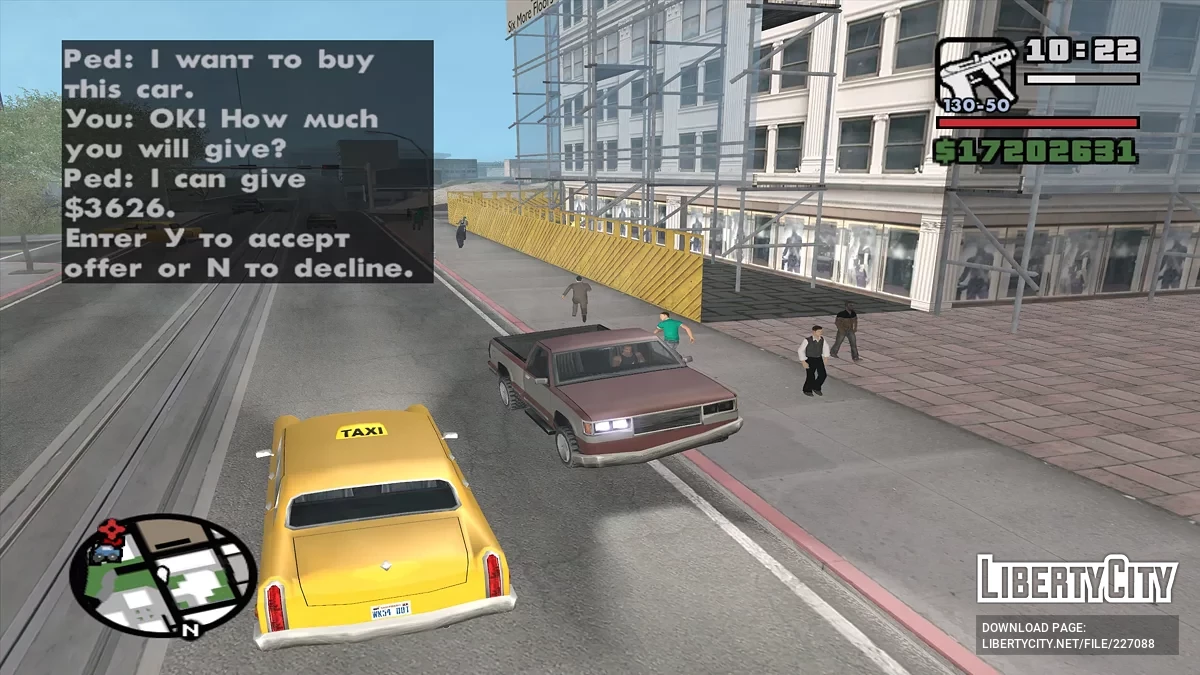 Yolda Geçenlere Araç Sat / GTA San Andreas