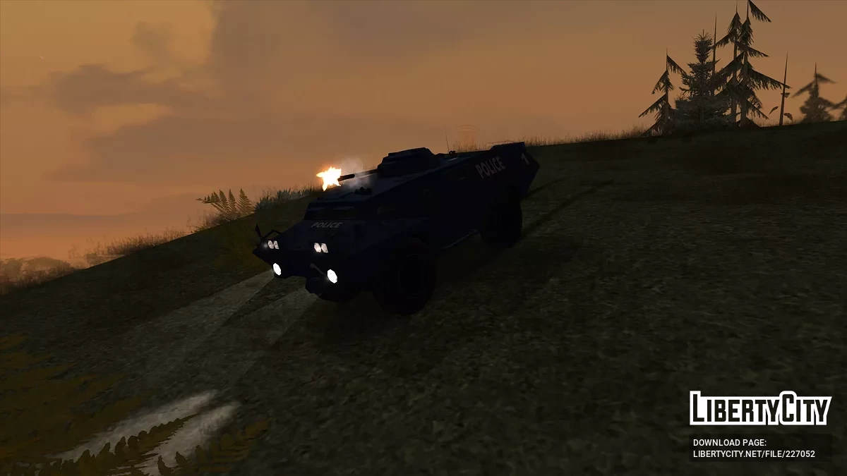 Van de S.W.A.T. com Arma (Versão Corrigida) / GTA San Andreas