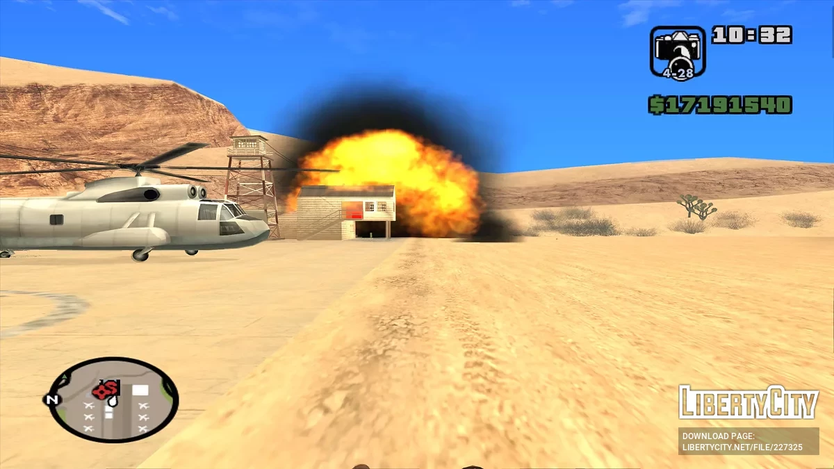 Авіаудар з вертольота / GTA San Andreas